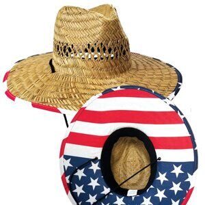 Santa Barbara Safari/Rush US Flag Woven Hat
